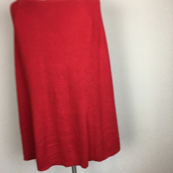 Chico's Red Sweater Cape NWT Poncho S/M - Picture 5 of 8